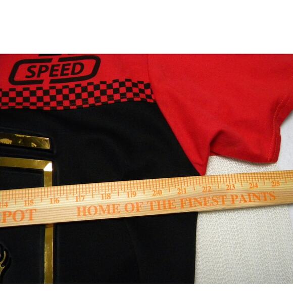 Victorious Racing Graphic Tee Men's XL Red Black Gold Horse Speed Streetwear - Picture 6 of 7